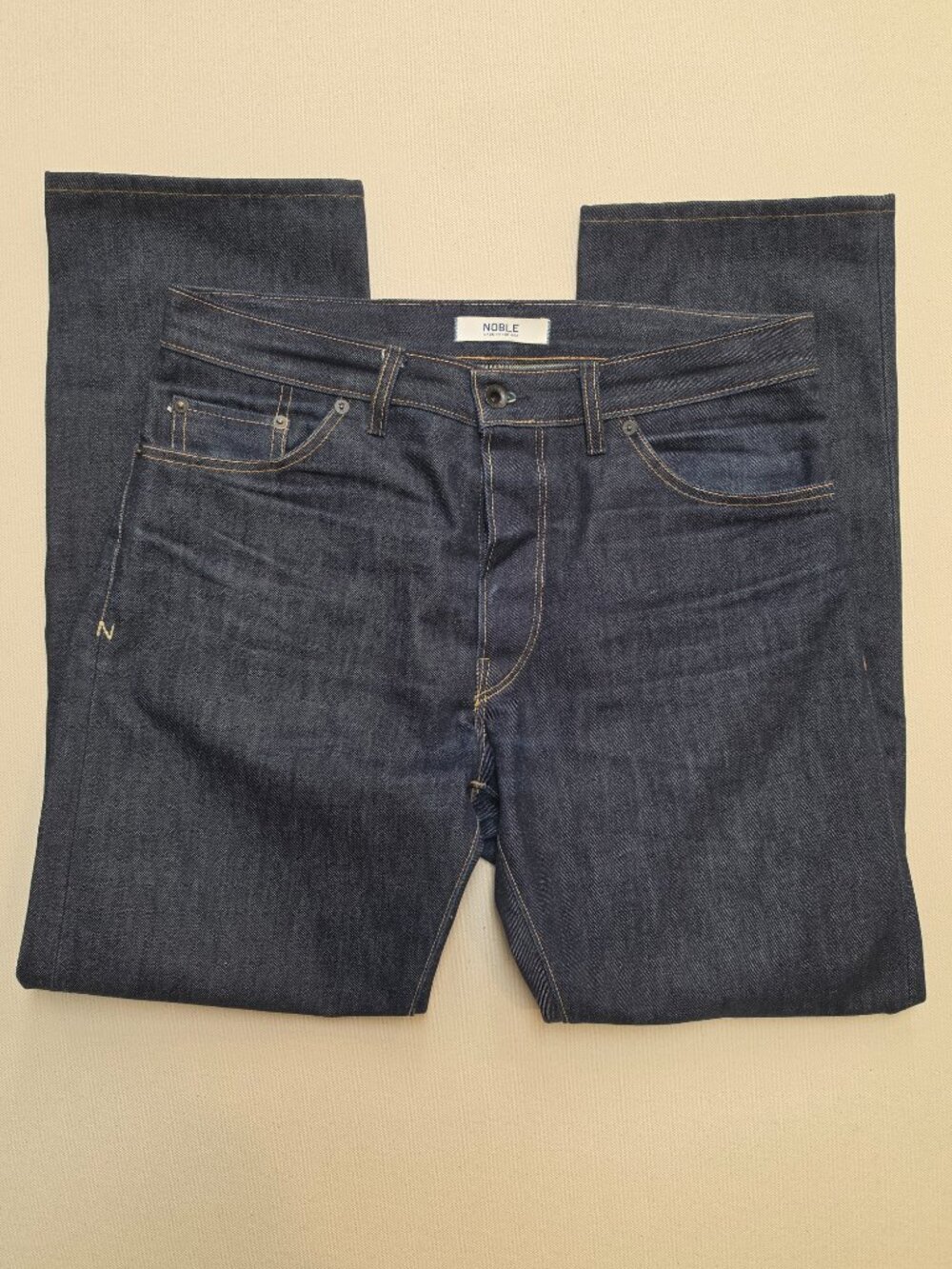 Noble Truman Button Fly Selvedge Jeans 33/30